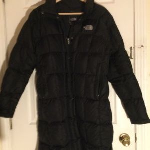 North Face 600 Women’s Medium long goose down quilted coat